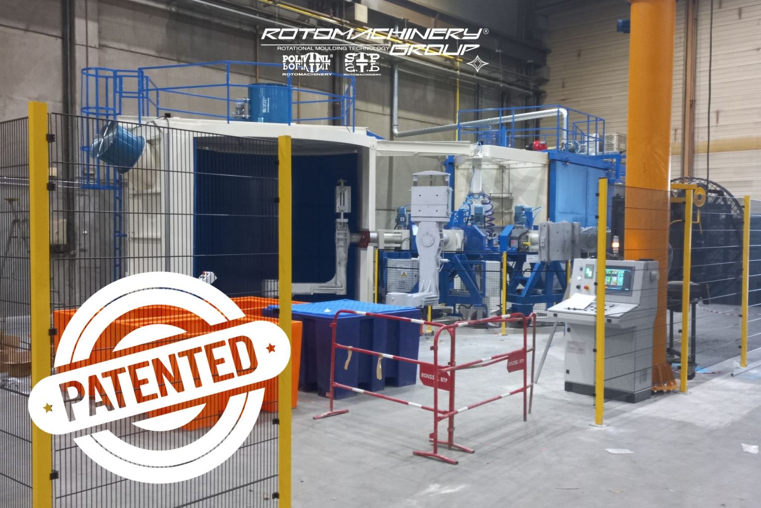Rotomoldeo híbrido y eléctrico Rotomachinery